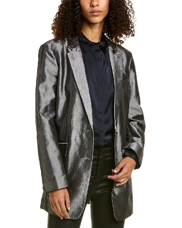 rag & bone Charles Shine Blazer Elegant Blazer Look