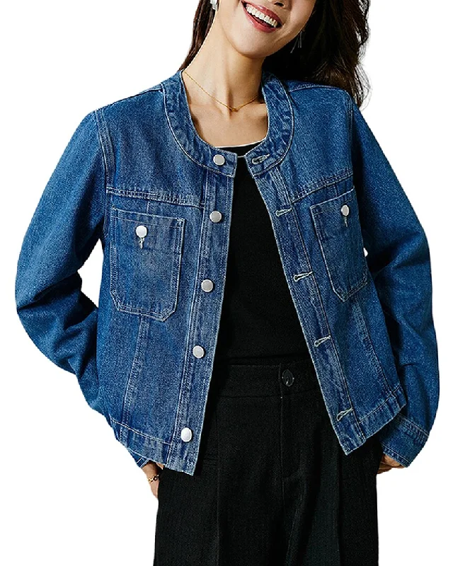 Onebuye Jacket Buttoned Blazer for Women