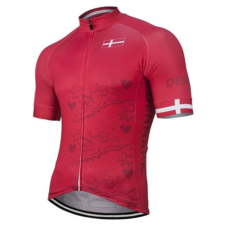 Denmark Cycling Jersey Soft Cotton Hoodie