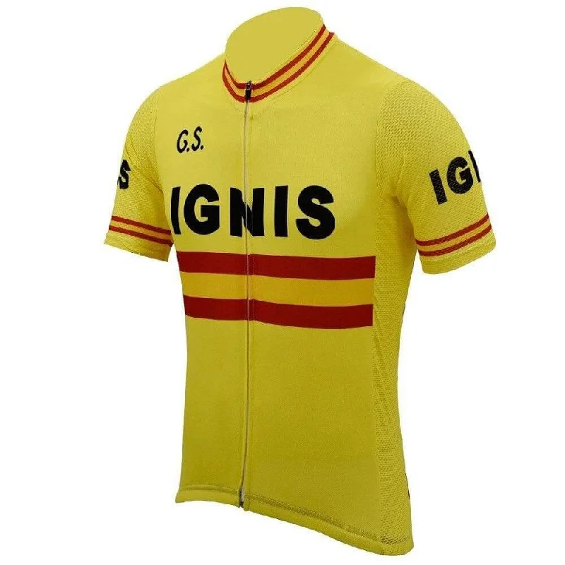 Retro Ignis Cycling Jersey Pullover Hoodie Sweatshirt