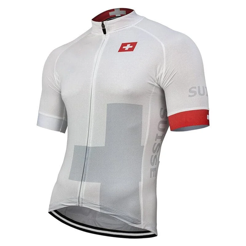 Suisse Switzerland Cycling Jersey Cozy Sweatshirts for Fall