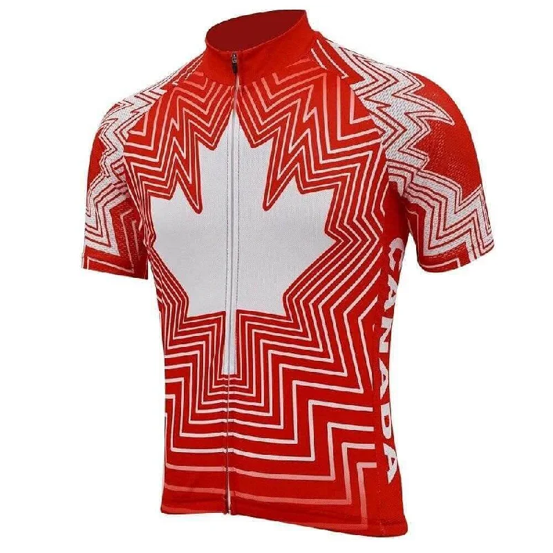 Canada Cycling Jersey Sporty Hoodie Sweatshirt