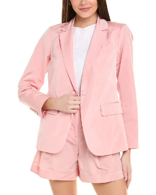 Ungaro Jenn Taffeta Jacket Lightweight Blazer Jacket