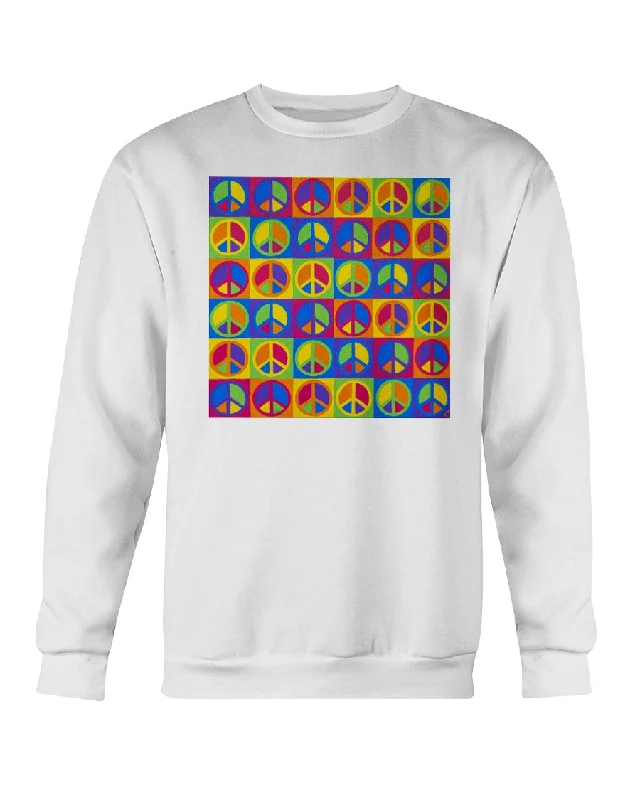 Peace Squared - Crewneck Sweatshirt Hoodies for Streetwear