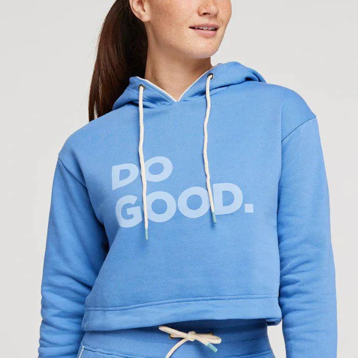 Cotopaxi Women's Do Good Organic Crop Sweatshirt Chic Hoodie Sweatshirt