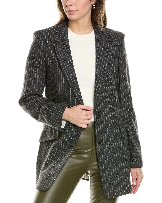 rag & bone Charles Italian Wool-Blend Blazer Classic Style Blazer