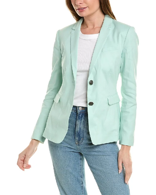 rag & bone Razor Linen-Blend Blazer Casual Blazer Outfit