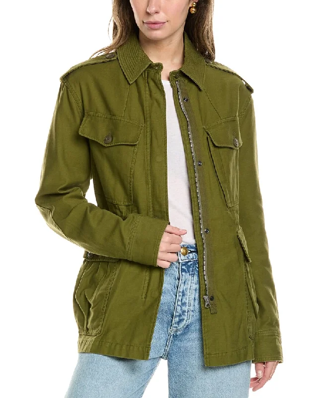 rag & bone Lorenze Military Jacket Slim Fit Office Blazer