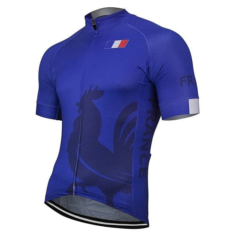 France Cycling Jersey Simple Hoodies for Women