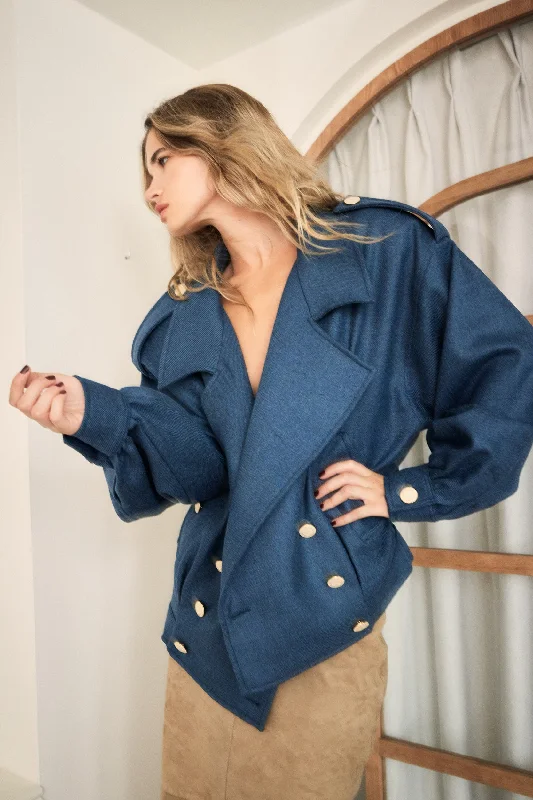 Denim Wool Jacket