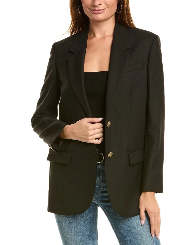 The Kooples Wool-Blend Blazer Women’s Blazer Collection