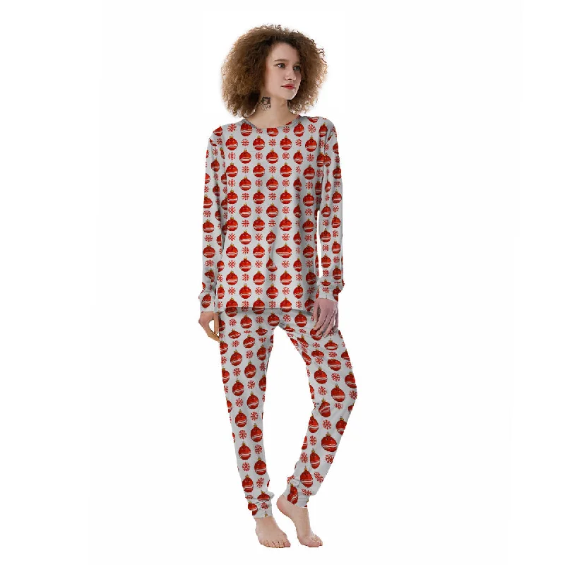 Emoji Cute Christmas Print Pattern Women's Pajamas Petite pajama sets