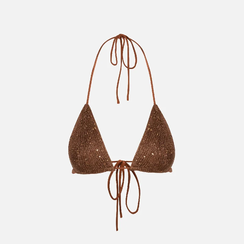 Asta Resort Lio Bikini Top - Coco Sequin Best sweaters for cozy nights