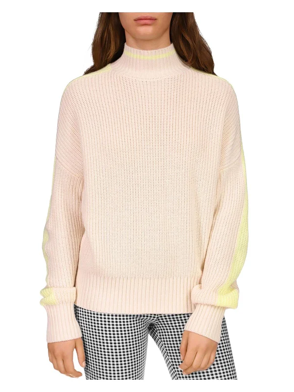 Cruise Womens Knit Mock Neck Pullover Sweater Zip-up sweaters