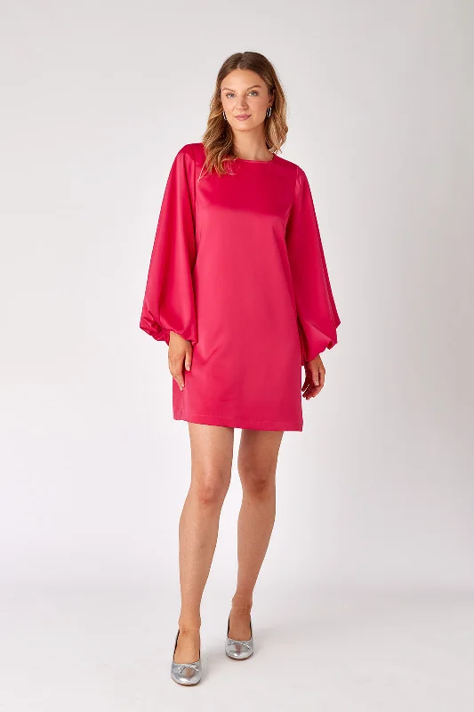 Crosby Cecily Dress - Vivacious Pink Best mini dresses for plus size