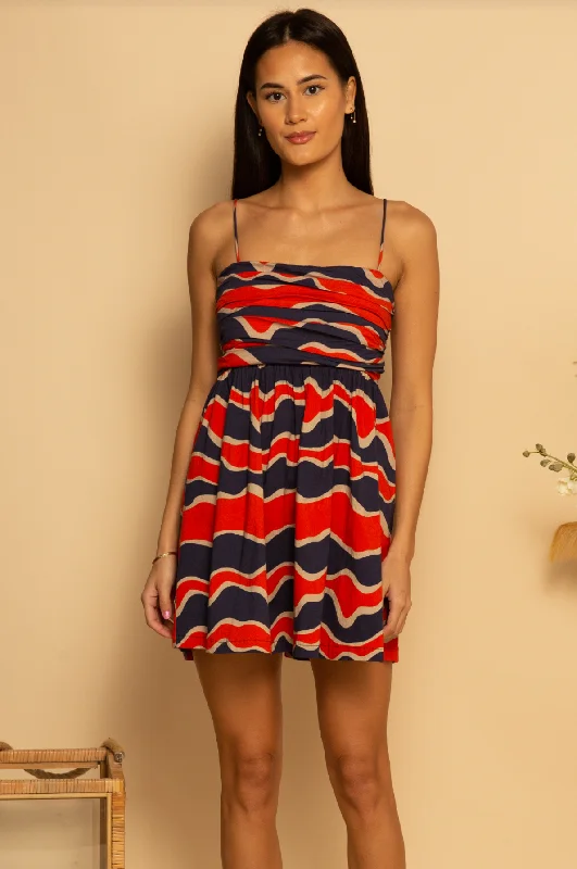 Empire Mini Dress - Patriot Stretchy mini dresses