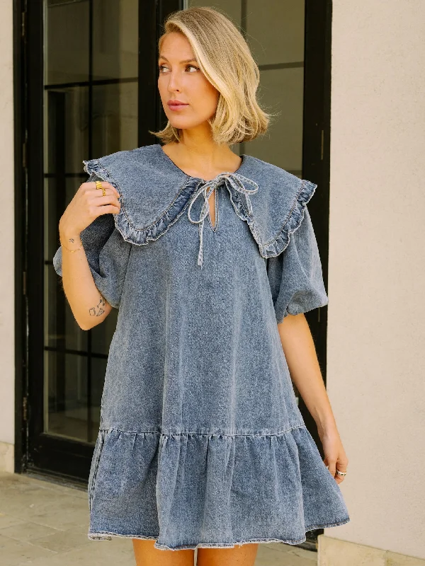 Cecilie Denim Dress Zara mini dresses