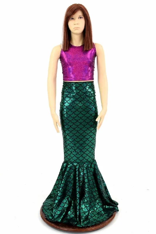 Girls Mermaid Skirt (Skirt Only) Party unclassified skirts