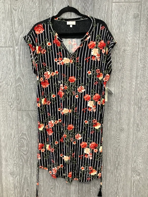 Dress Casual Midi By Bobbie Brooks In Floral Print, Size: 1x Cotton midi dresses