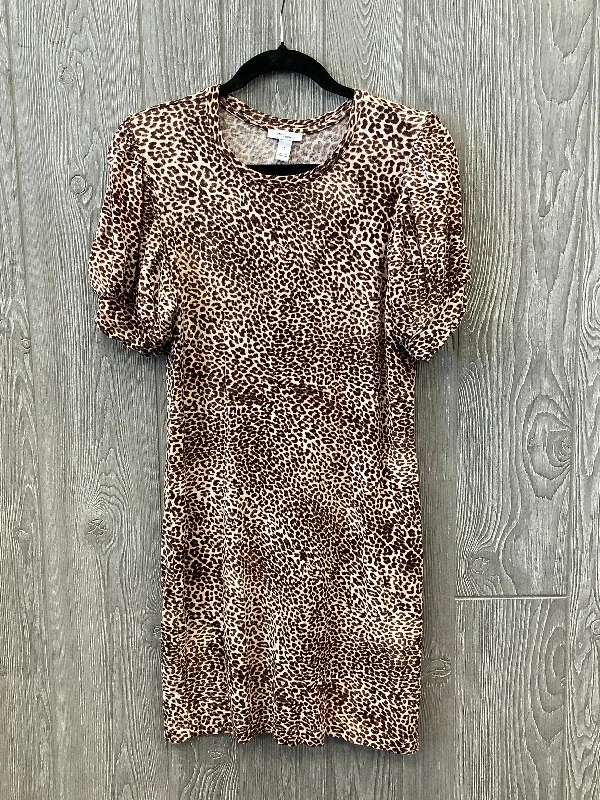 Dress Casual Midi By Daily Ritual In Animal Print, Size: S Boohoo midi dresses