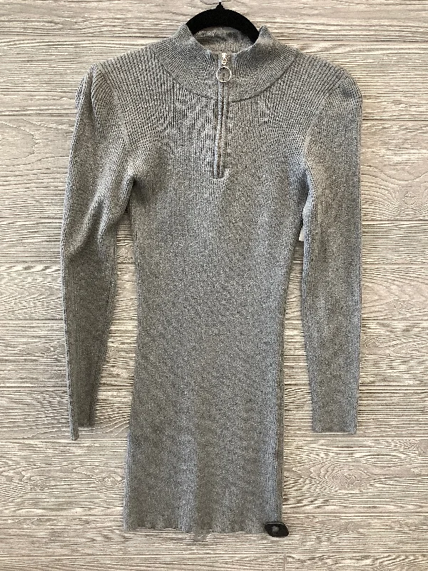 Dress Casual Midi By Hippie Rose In Grey, Size: M Vintage midi dresses