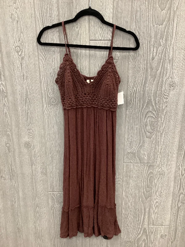 Dress Casual Midi By Indulge In Brown, Size: S Best midi dresses for hourglass body shape