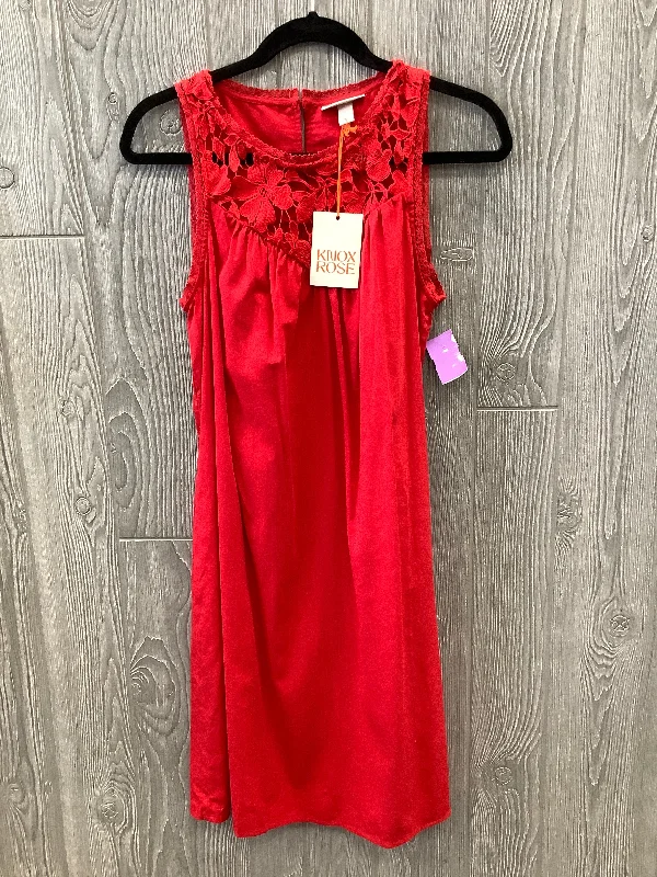 Dress Casual Midi By Knox Rose In Red, Size: Xs Must-have midi dresses for this season