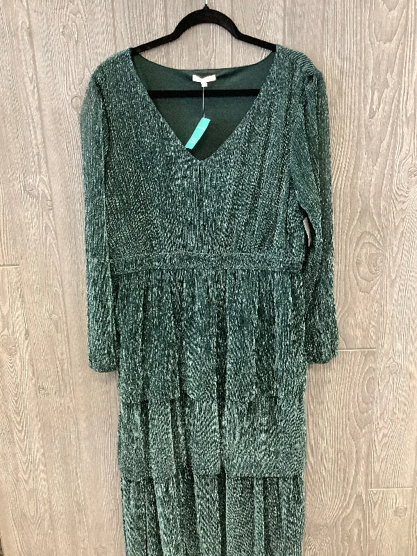 Dress Casual Midi By Maurices In Green, Size: Xxl Trendy midi dresses under $50