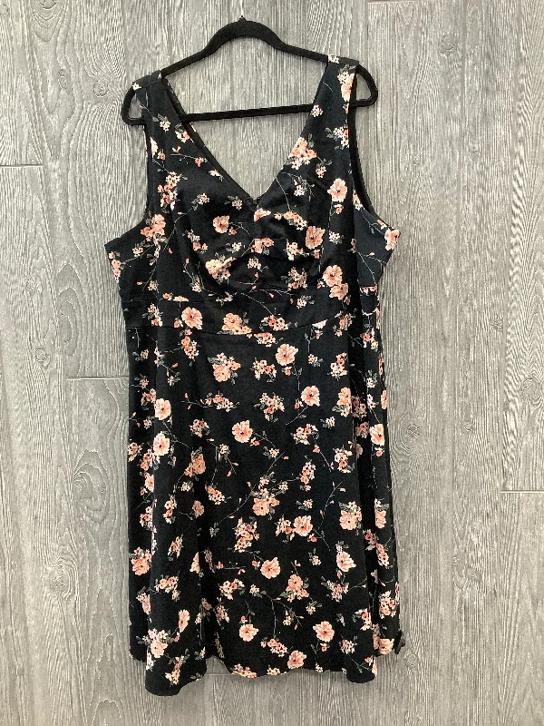 Dress Casual Midi By Torrid In Floral Print, Size: 3x Denim midi dresses