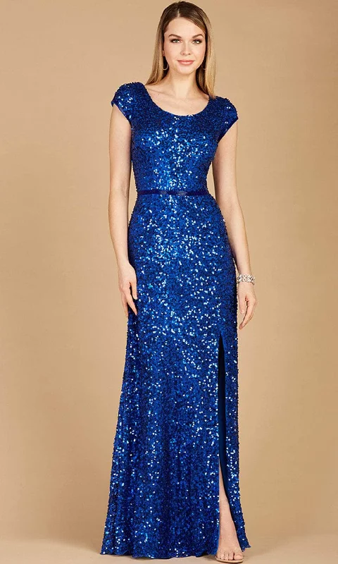 Lara Dresses 29322 - Cap Sleeved Sequined Gown H&M party dresses