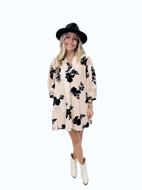 Misha Floral Print Dress Brunch floral dresses