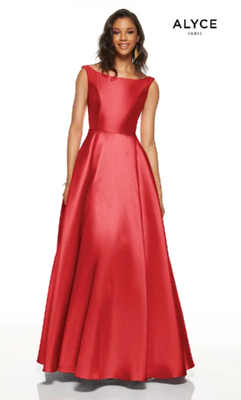 ALYCE Paris 60622 RED Mikado A-Line Dress Popular unclassified dresses