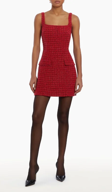 Amanda Uprichard Cecilie Dress - Durham Tweed Vacation unclassified dresses