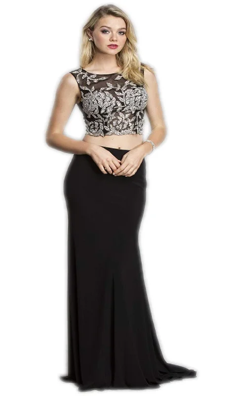 Aspeed Design - Applique Two Piece Evening Dress Casual chic unclassified dresses