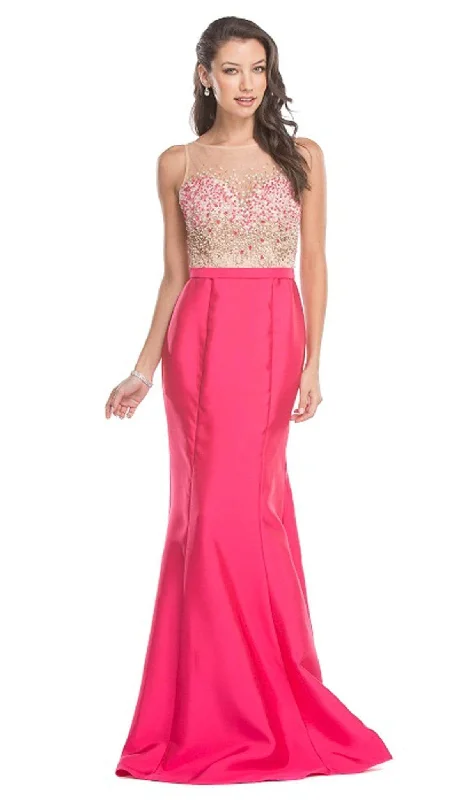 Aspeed Design - Embellished Trumpet Prom Dress One-shoulder unclassified dresses