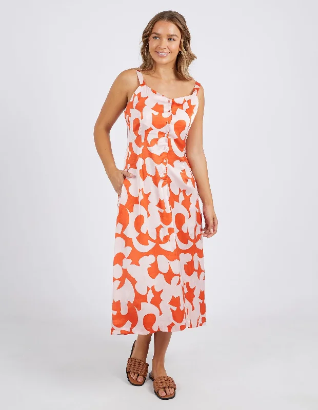 CALYPSO DRESS | ORANGE Long unclassified dresses