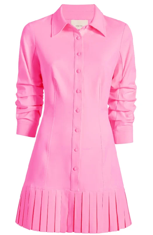 Cinq à Sept Lucilla Dress - Electric Pink Anniversary unclassified dresses