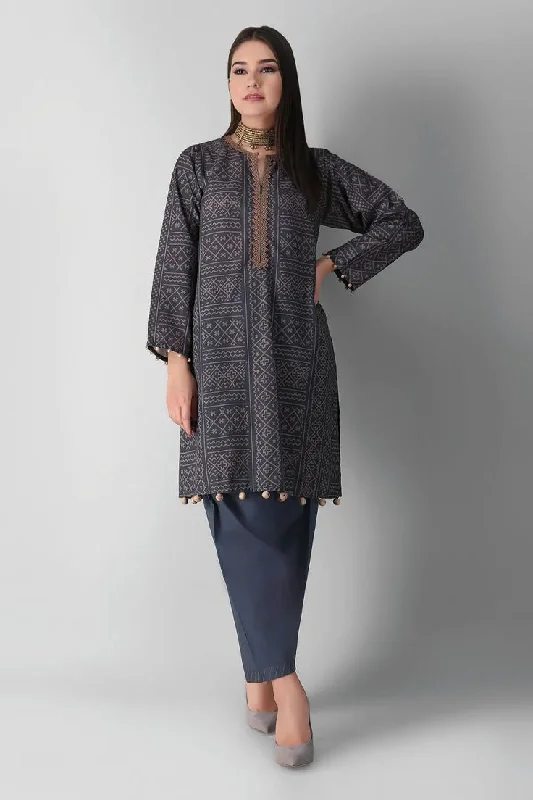 Ghazi Fabric Unstitched Linen 2-Piece Suit for Women - Feroza Series (Grey, New Collection) Unique unclassified dresses