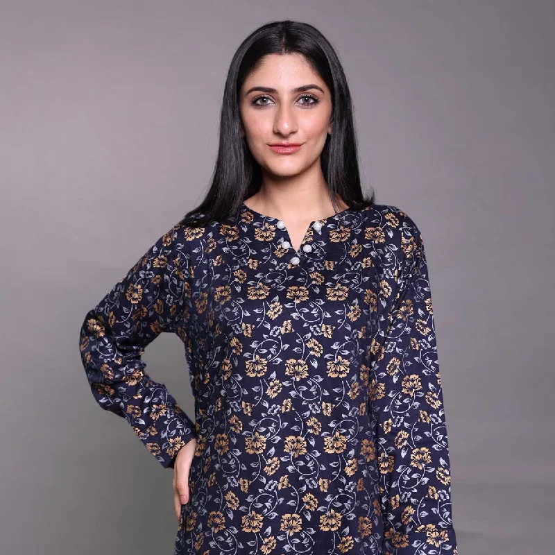 Ghazi fabric Unstitched Linen 2 piece suit for women Navyblue(GTF1256) Affordable unclassified dresses