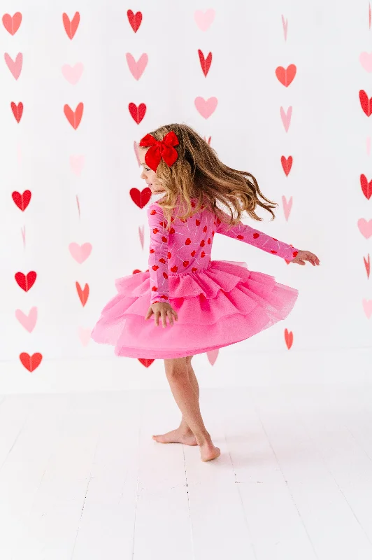 Heart Lollipop Tutu Dress Satin unclassified dresses