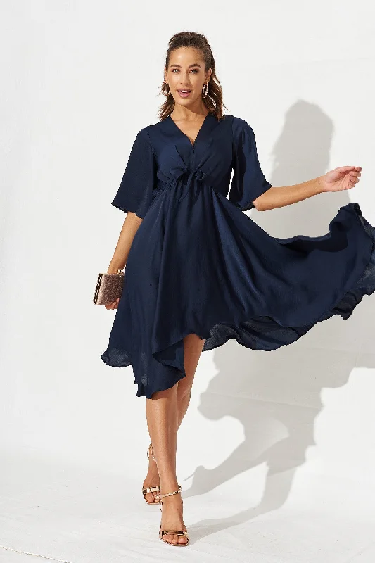 Helsinki Dress in Navy Elegant evening unclassified dresses