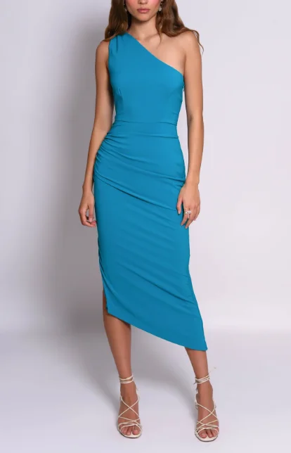 Hutch Monty Dress - Scuba Off-shoulder unclassified dresses