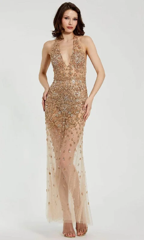 Ieena Duggal 2241 - Sleeveless Embellished Prom Gown Office unclassified dresses