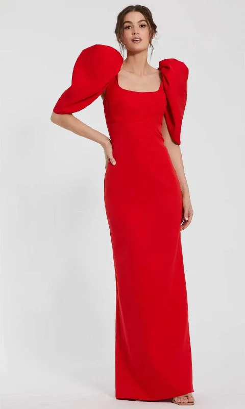 Ieena Duggal 27534 - Scoop Neck Puff Sleeve Prom Gown Long sleeve unclassified dresses Ieena Duggal 27534 - Scoop Neck Puff Sleeve Prom Gown Long sleeve unclassified dresses