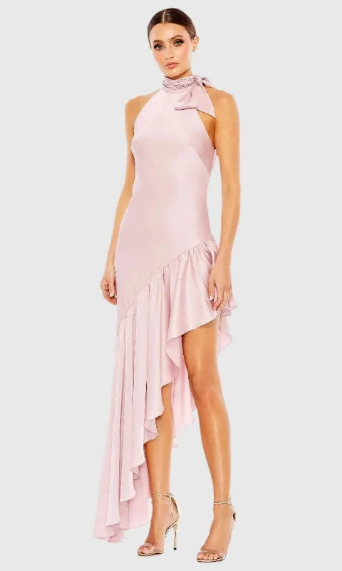 Ieena Duggal A68324 - Asymmetrical Hem High Low Dress High-end unclassified dresses