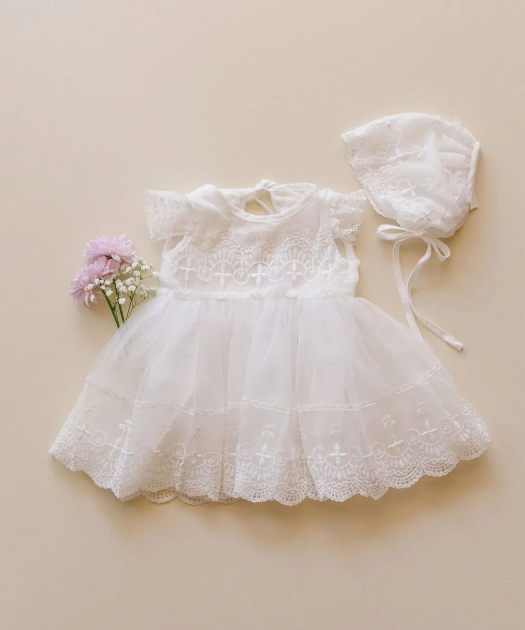 Magnolia Baptism Blessing Dress & Bonnet Anniversary unclassified dresses