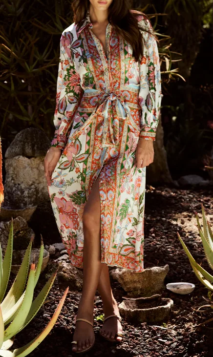 Misa Kasbah Dress - Casablanca Border Mix Beach unclassified dresses