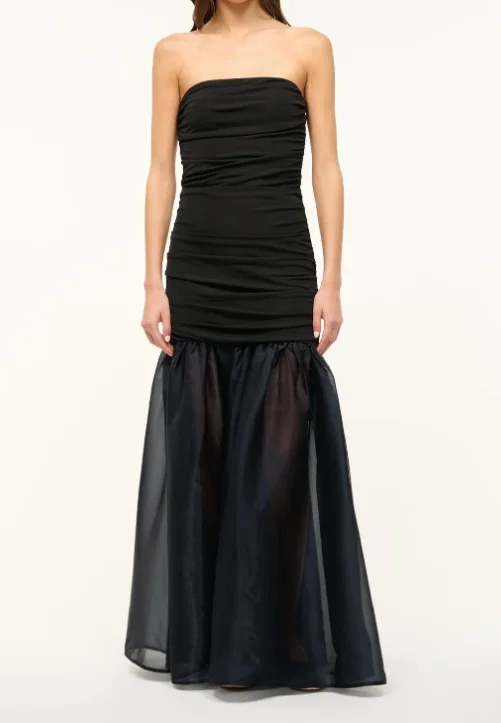 Staud Liya Dress - Black Flowy unclassified dresses
