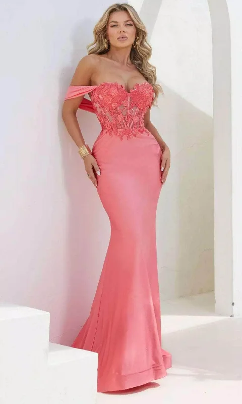 Terani Couture 241P2250 - Off Shoulder Trumpet Prom Dress High-end unclassified dresses