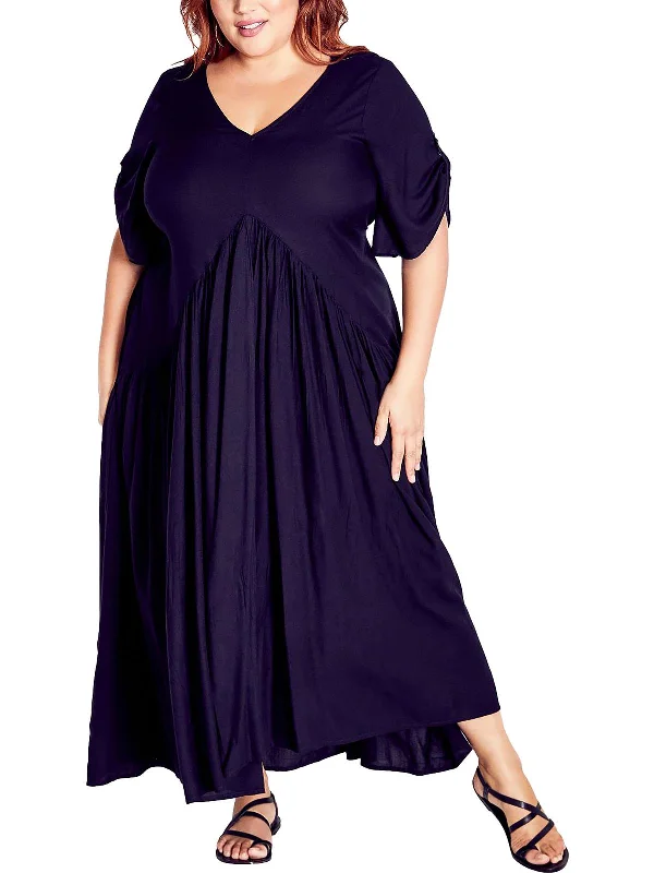 Womens Maxi Scoop Neck Maxi Dress Sleek Maxi Skirt